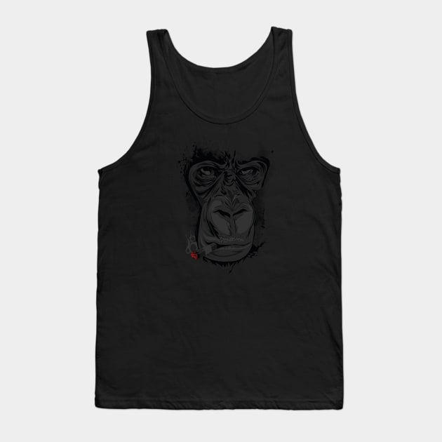 Munky Giga Tank Top by wisecolor